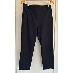 Velvet by Graham & Spencer Womens High Rise Slim Cut Trouser Pants Navy Size 6